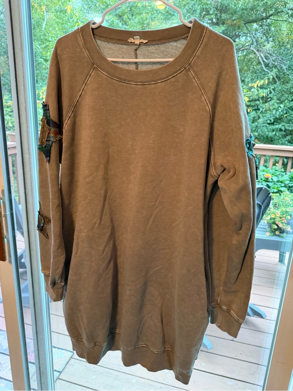 Easel Relaxed Grey Women’s Pullover Sweater Dress